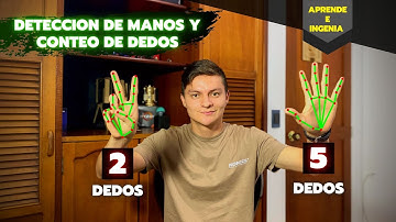 DETECCION DE MANOS Y CONTEO DE DEDOS con Vision Artificial | MediaPipe OpenCV Python