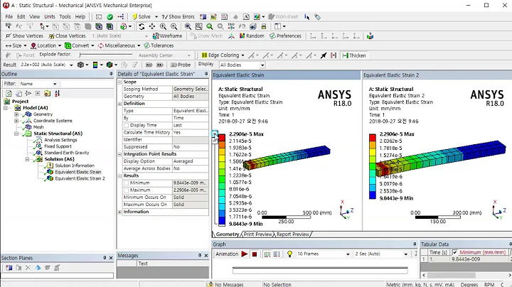 Edit and copy the result legend (color bar) of ANSYS Mechanical Editor