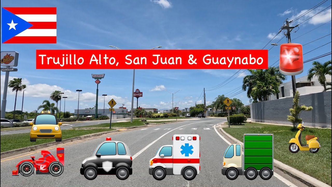 🇵🇷🚥Driving around Guaynabo, San Juan & Trujillo Alto Puerto Rico🚦🚧🚙|Conduciendo por PR199 & PR181