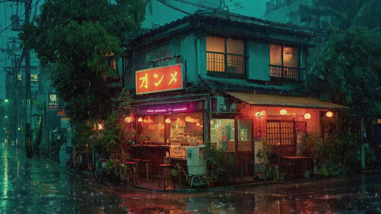 Everyone Is Sleeping to This Kyoto Rain 🌧️ | Deep Sleep, ASMR Ambience & Lofi