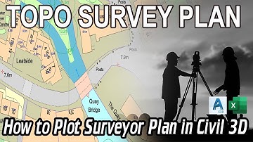 HOW TO PLOT SURVEY PLAN (TOPO PLAN) IN AUTOCAD | CIVIL 3D