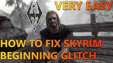 Skyrim Beginning/intro/starting wagon Glitch Fix 2021 100% Working