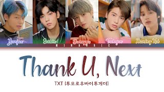 TXT (투모로우바이투게더) - 'THANK U, NEXT' Color coded Lyrics (가사)