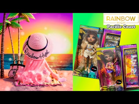 Пляжные Радужные Куколки из линейки МАЛИБУ🌈 Rainbow High Pacific Coast dolls 2022 First Photos