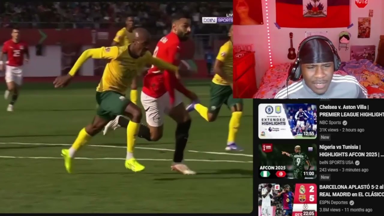 I LOVE AFCON 😭🔥 Egypt vs South Africa (Full Reaction)