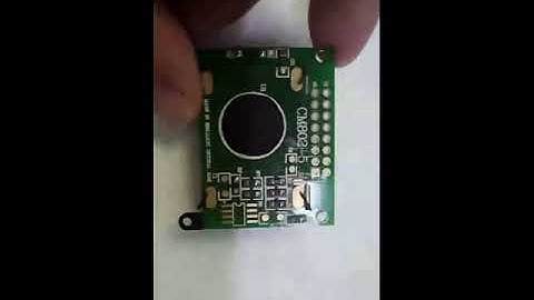 8x2 character lcd display module