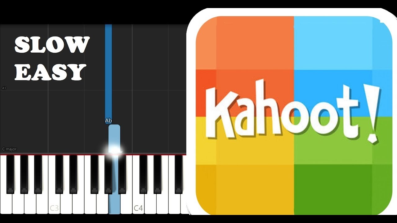 Kahoot Lobby Theme Slow Easy Piano Tutorial Youtube
