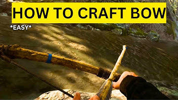 How To Craft a Bow in Sons of The Forest(EASY)