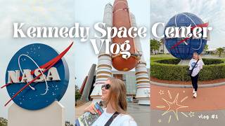 MY FIRST TIME AT KENNEDY SPACE CENTER VISITOR COMPLEX :) | Vlog 1
