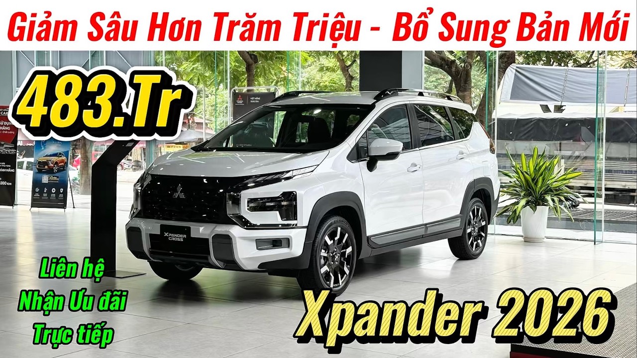 ✅Khuyến Mại Xpander 2026 Giảm Sâu Trăm Triệu Bổ Sung Thêm Bản Số Sàn Nhập Khẩu | Giá Xe Việt