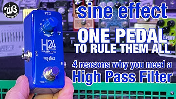 Do you really want to cut out the lows on BASS??? Review of the sine effect H24.