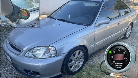 How to install a Air Fuel Ratio Gauge in to a 96-00 Honda civic ek