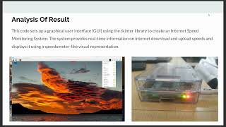 Internet Speed Monitoring System on Raspberry PI