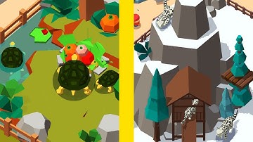 Idle Zoo Tycoon! MAX LEVEL ZOO EVOLUTION PART 2! Idle Zoo Tycoon 3D