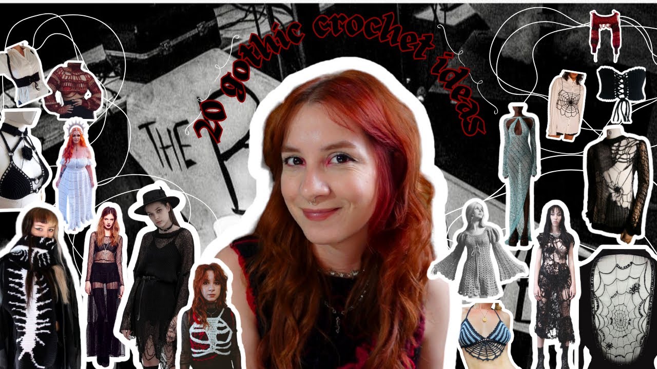 20 gothic crochet ideas with patterns (all levels) - YouTube