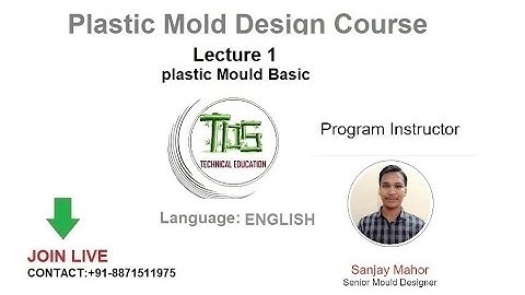 Lecture 1 plastic Mould Basic/English/FREE