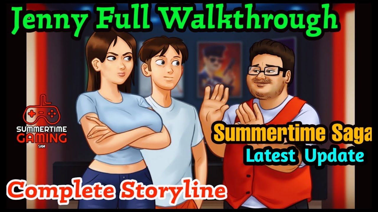 Jenny Full Walkthrough Summertime Saga 0 20 1 Jenny S Complete Storyline Youtube