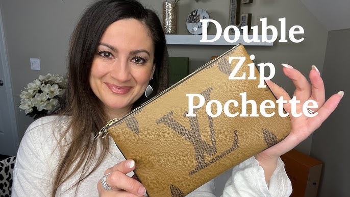 Louis Vuitton Double Zip Pochette Reverse Monogram Unboxing