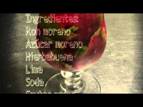 como hacer mojito de frutos rojos
