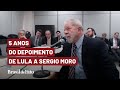 Depoimento de Lula a Moro em Curitiba completa cinco anos