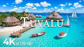 FLYING OVER TUVALU (4K UHD) – Soothing Music Along With Beautiful Nature Video - 4K Video UHD #2