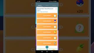 PoGo - Claimed "Shared Skies Timed Research Part 2" rewards #pogo #rewards #sharedskies