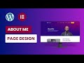 Design About Me Page EP 9/14 [WordPress Tutorial]
