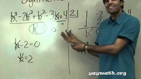 Algebra 2 - Synthetic Division