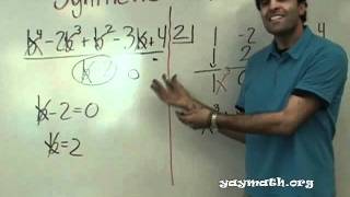 Algebra 2 - Synthetic Division