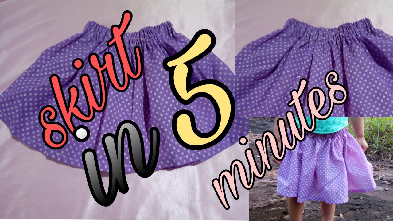 skirt stitching easy methodskirt in 5 minutesskirt cutting,stitching