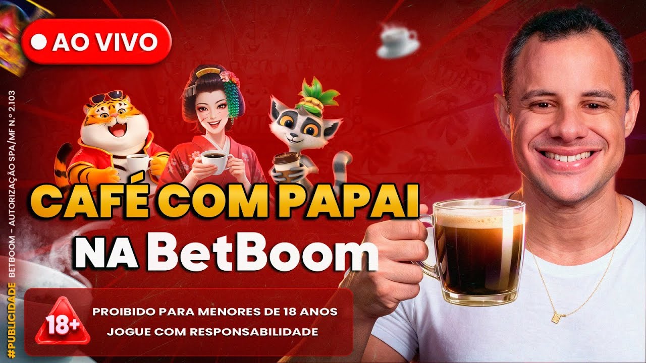 CAFÉ COM PAPAI AO VIVO na BETBOOM 🔥