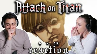 Attack on Titan 4x18 REACTION! | 