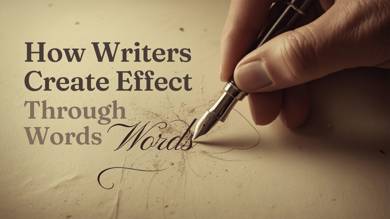 How Do Writers Create Effect Through Words 1