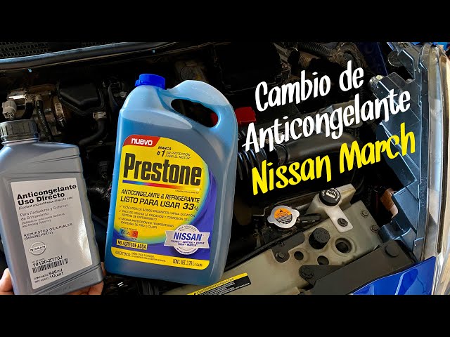 Cambio de Liquido Anticongelante | Nissan March - YouTube