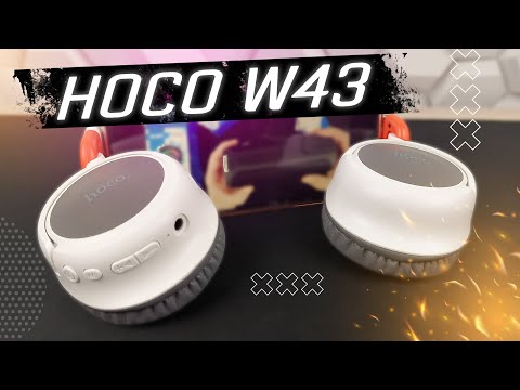 Видео: Бюджетные полноразмерные bluetooth наушники HOCO W43