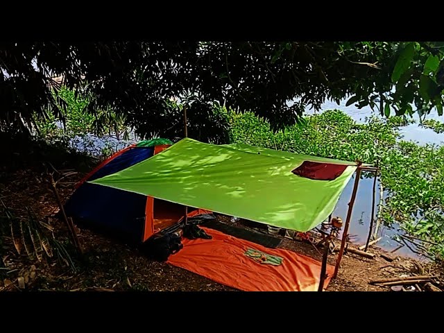 solo camp fishing ke 68 nekad mancing bermalam di sarang kuntilanak spot sangkali kebun bambu class=