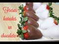 #SanValentin - #Fresas bañadas en #chocolate (Especial Día de los Enamorados)