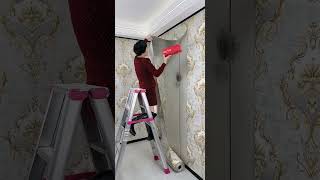 #Self-adhesive wallpaper #Wall renovation #furnish #home #wallpaper #trending #viral #shortvideo