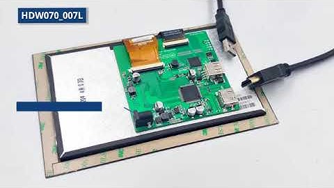 DWIN 7 inch 1024x600 Capacitive Touch Panel Display Module With HDMI interface for Raspberry Pi