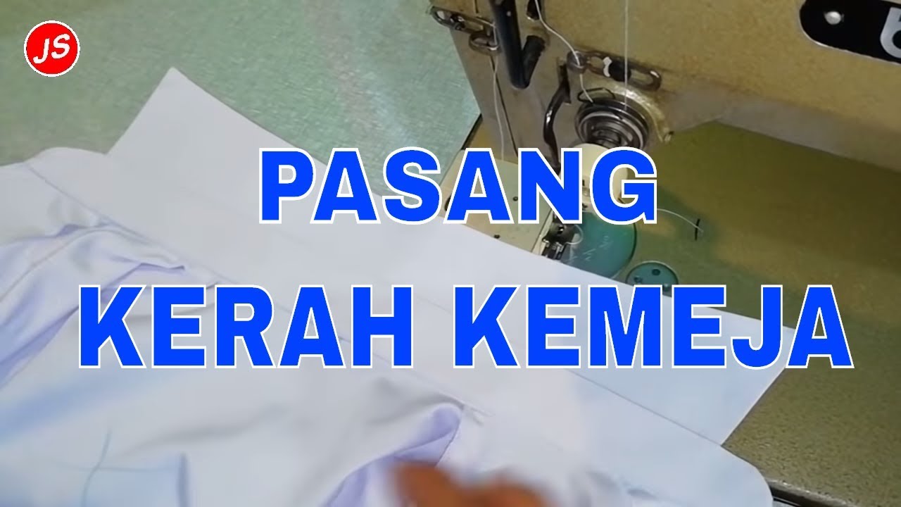  Cara  Memasang  Kerah Pada Kerung Leher  Kemeja Anak Part 7 