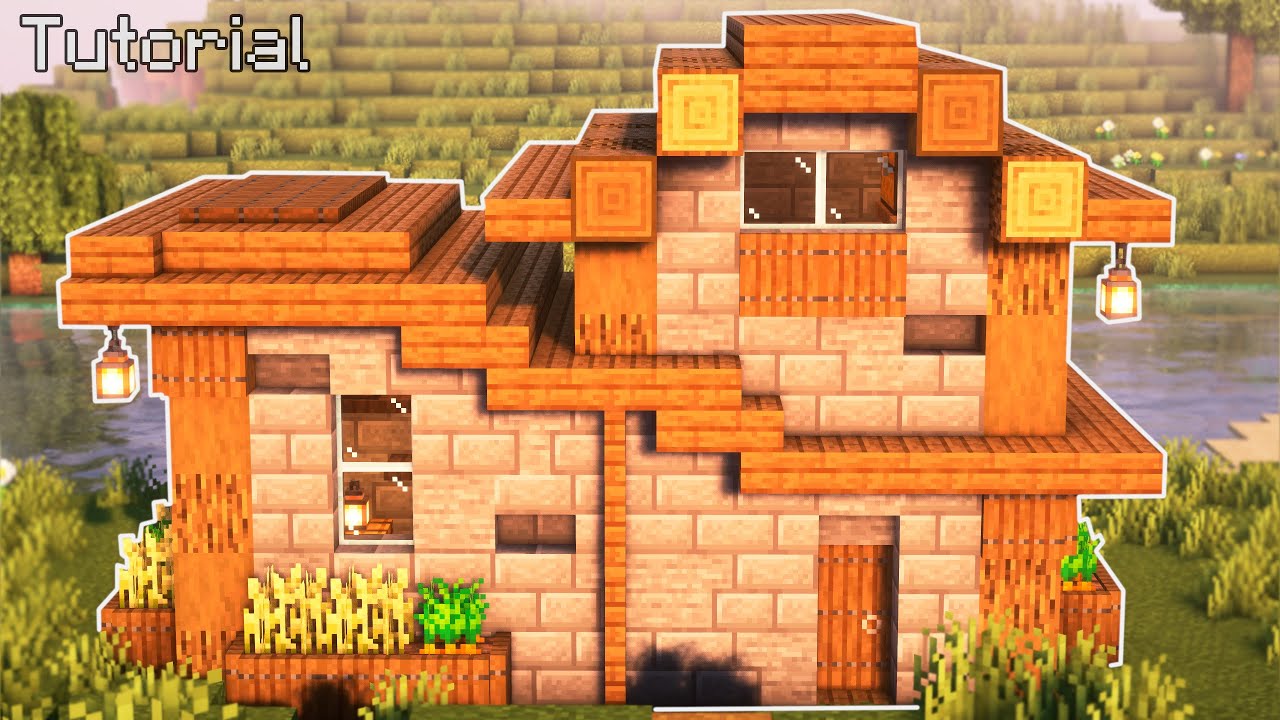 Minecraft How To Build a Medieval Starter House 🏠| Tutorial - YouTube