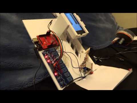 M&M sorting machine (early experiments)