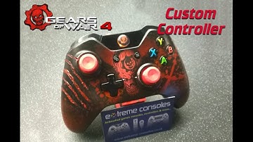 Gears of War 4 Xbox One airbrushed controller by Extreme Consoles