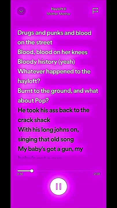 hayloft ll | #lyrics #notmysound #spedup
