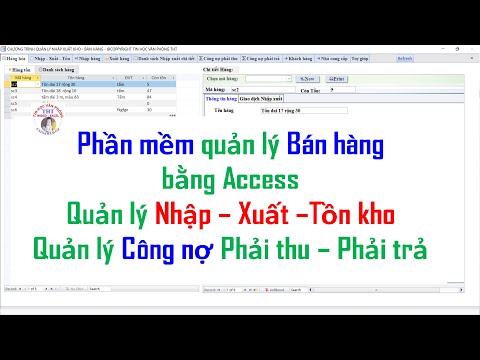 Hướng dẫn sử dụng phần mềm Nhập – Xuất – Kho Hàng – Phần mềm Bán hàng