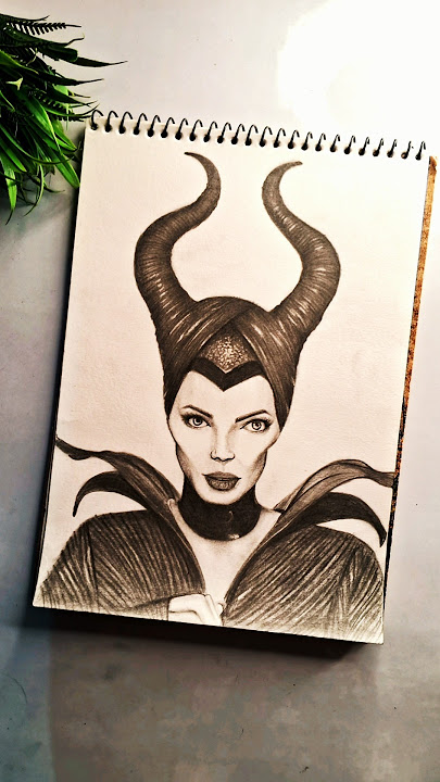 🔮🪄#MaleficentDrawing #PencilSketch #pencinart  #Maleficent #shorts