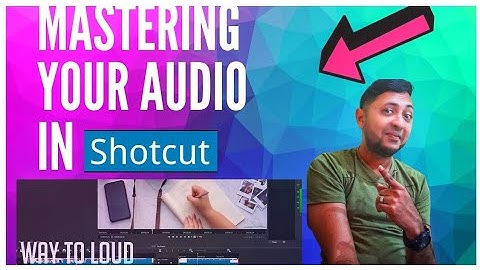 SHOTCUT AUDIO VOLUME TUTORIAL -#TRINIDADYOUTUBER