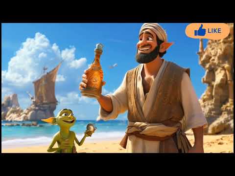 قصة الصياد والعفريت قصص الف ليلة وليلة 