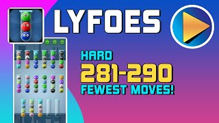 Lyfoes Hard Levels 281 to 290 Walkthrough [100% Perfect!]