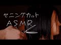 【ASMR】#8 現役美容師がセニングシザーでひたすら髪を梳くだけASMR 【声なし/No Talking】【 thinning cut】【hair cut sounds】【睡眠】【作業用】【カット】